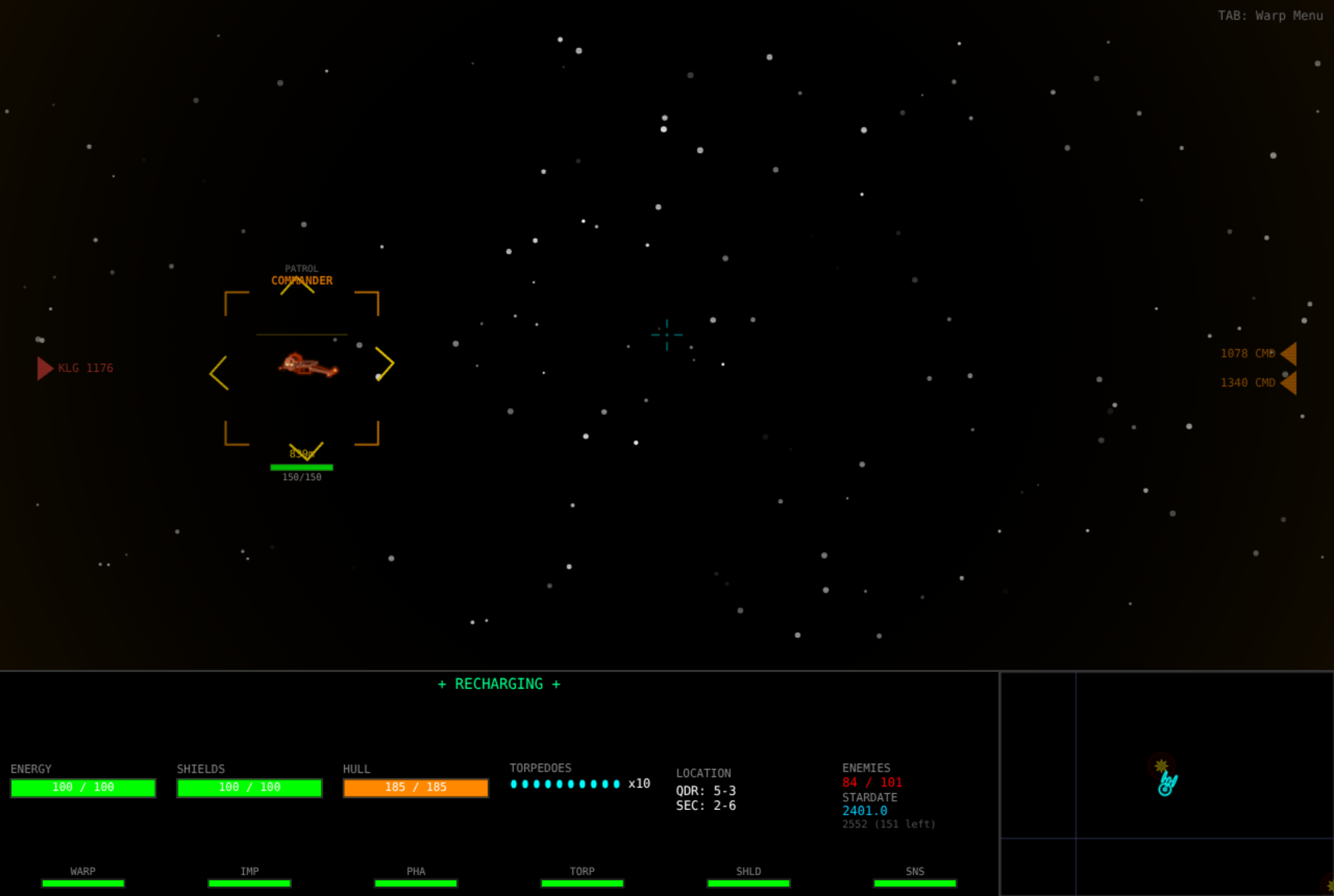 Quadrant Command screenshot